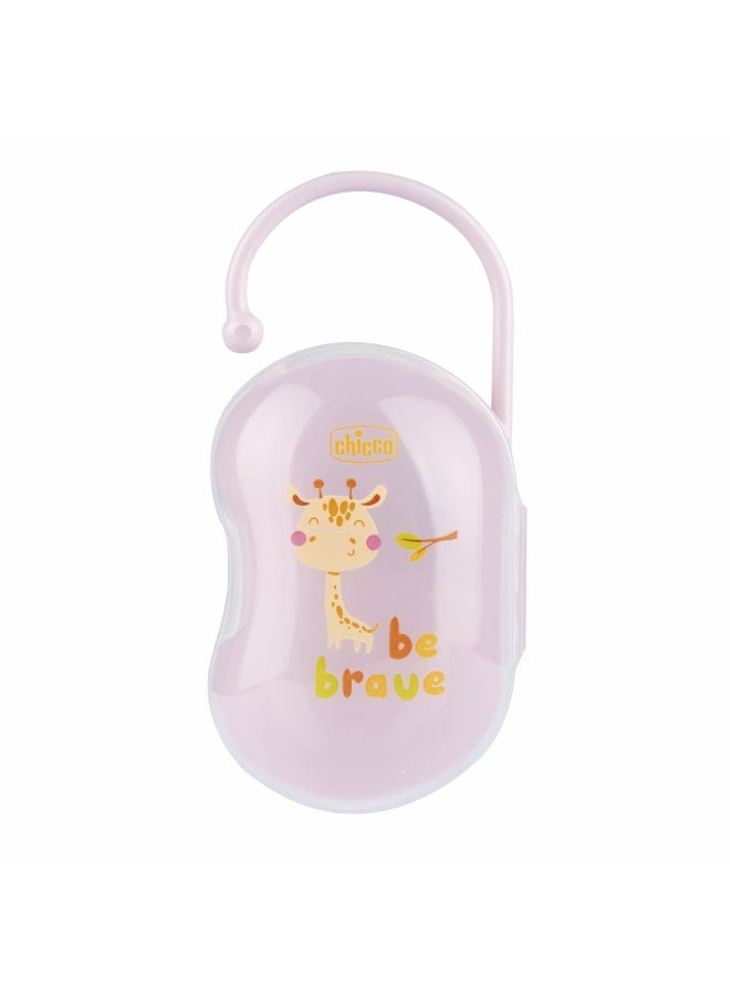Chicco Soother Holder 0m+, Pink - Image 1